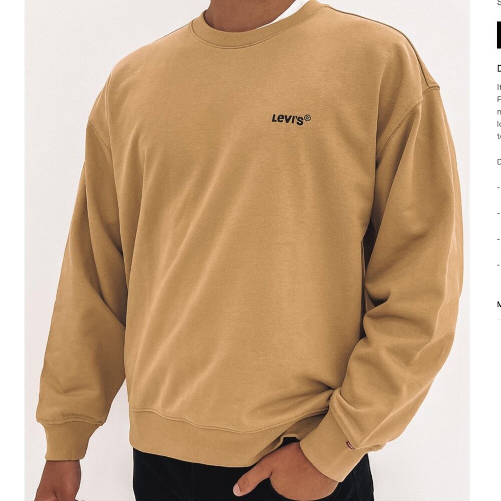 NWT Levi's Crewneck Sweatshirt